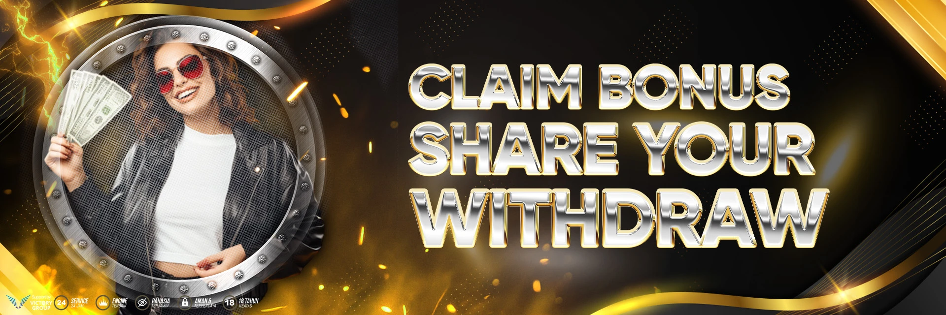 CLAIM BONUS SHARE KEMENANGAN di SOSIAL MEDIA